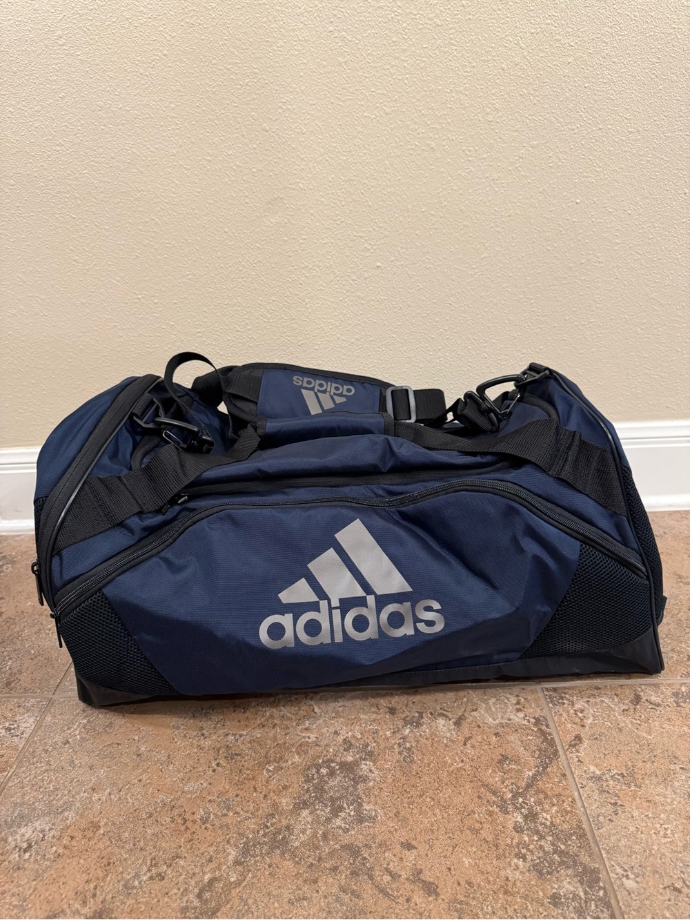 adidas Navy team issue duffel bag